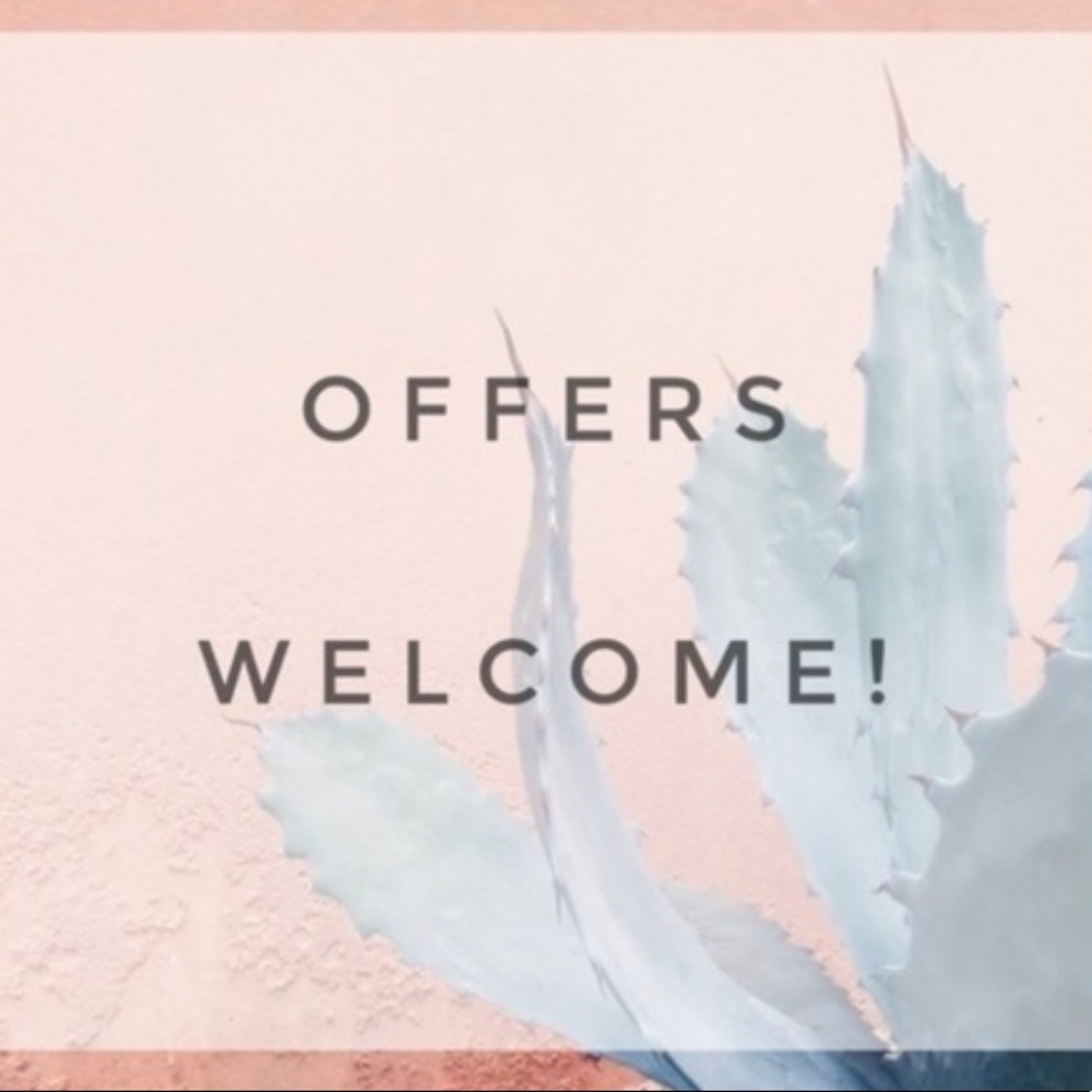 REASONABLE OFFERS WELCOMED!